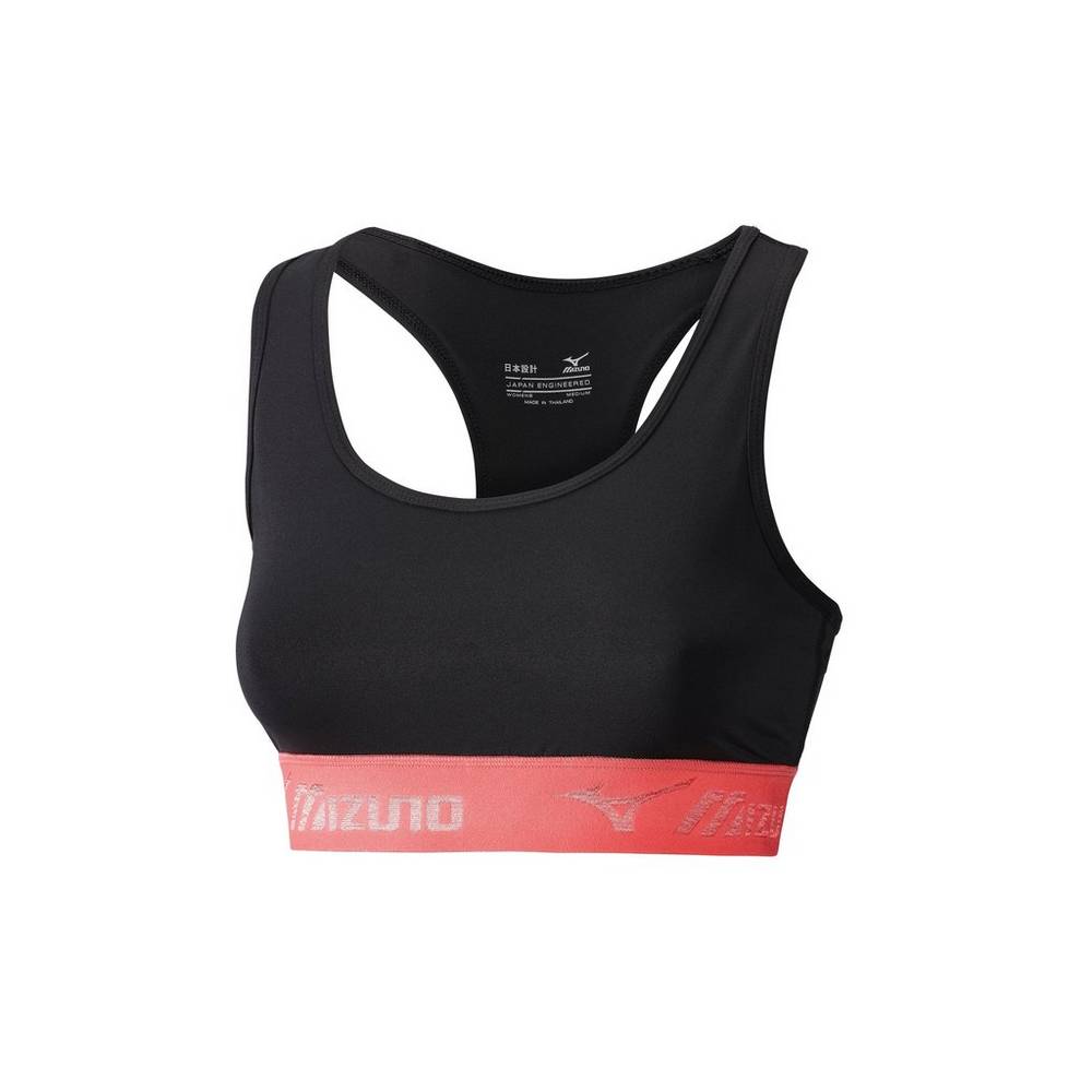 Womens Mizuno Alpha Sports Bra Black Philippines (HNQKCF563)